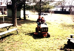 Bruce Dorrough; Andy McDougal; lawnmower; medway ohio